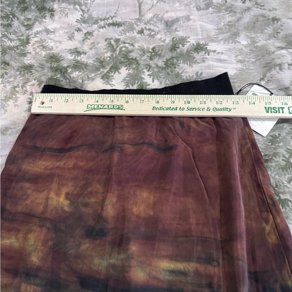 Bella Dahl Blue and Brown  Maxi Skirt - Picture 8 of 8